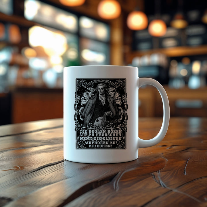 Friedrich Schiller Tasse | Kaffeebecher Geschenk Lehrer Kaffeetasse