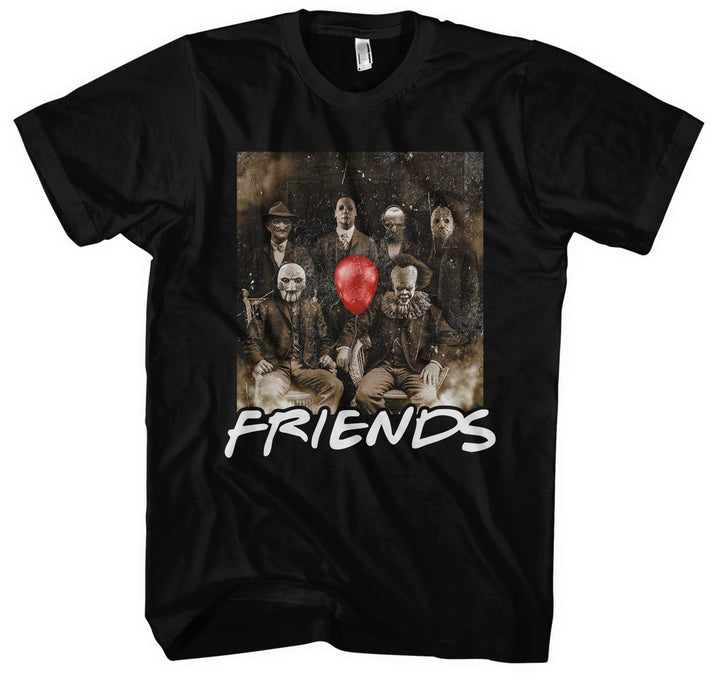 Friends Horror Männer Herren T-Shirt | Horror Clown Halloween