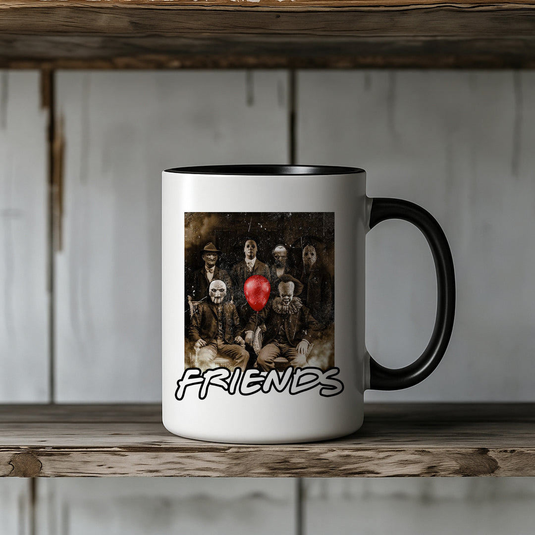 Friends Horror Tasse | Grusel Kaffeetasse Unheimliche Halloween Kaffeebecher