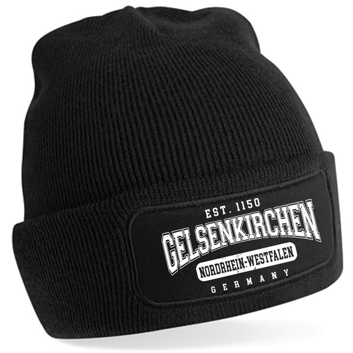 College City Gelsenkirchen Mütze | Ruhrpott Wintermütze | Patch Beanie