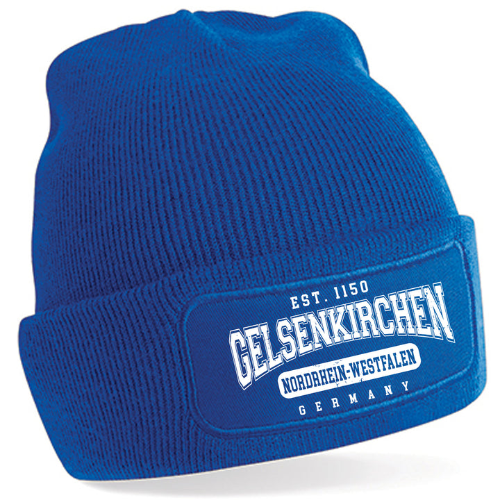 College City Gelsenkirchen Mütze | Ruhrpott Wintermütze | Patch Beanie