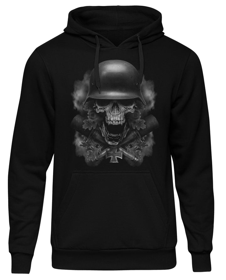 German Soldier Skull Kapuzenpullover | Skull Soldaten Militär