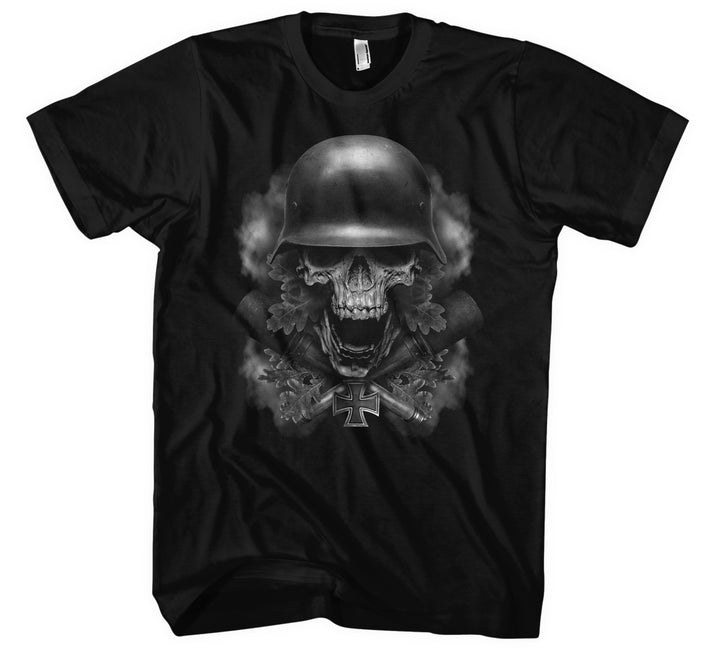 German Soldier Skull T-Shirt | Skull Soldaten Militär