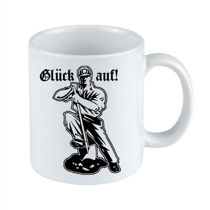 Glück auf Tasse | Kaffeebecher Bergmann Bergbau Kumpel Ruhrpott | M1