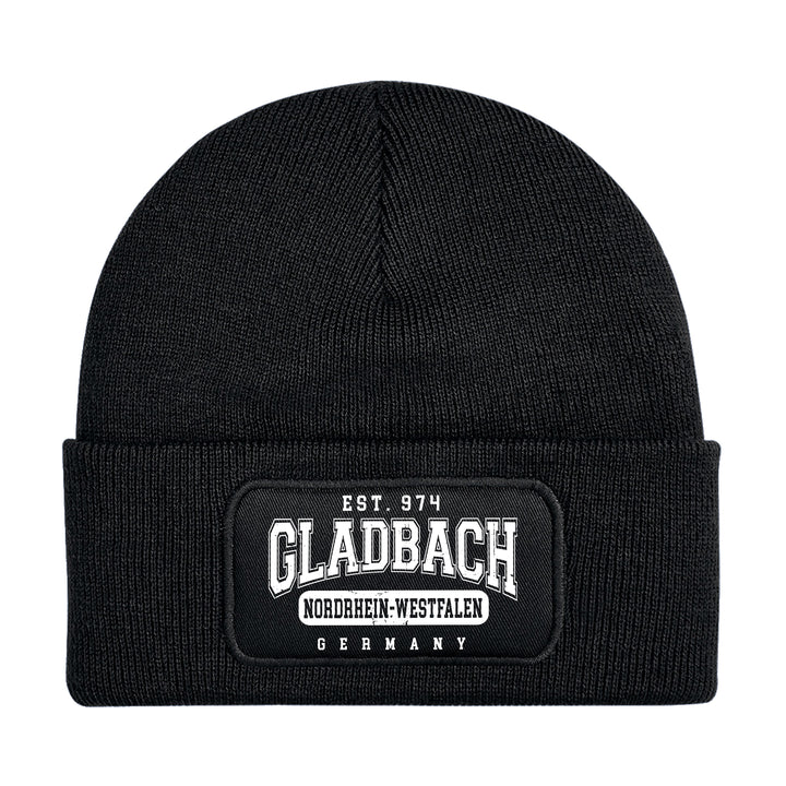 College City Gladbach Mütze | Niederrhein Wintermütze | Patch Beanie