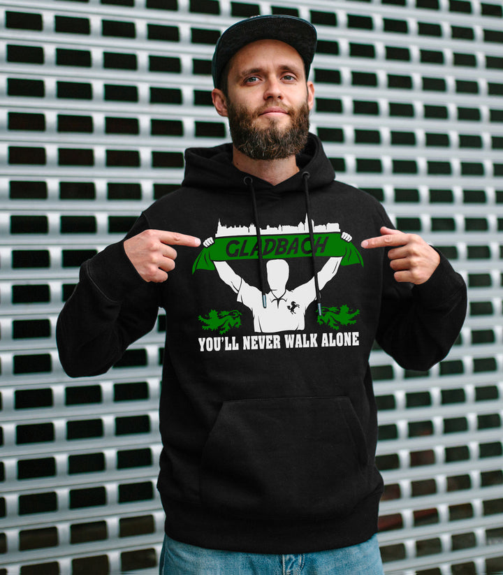 Gladbach Support Kapuzenpullover | Skyline Fussball City Fanartikel