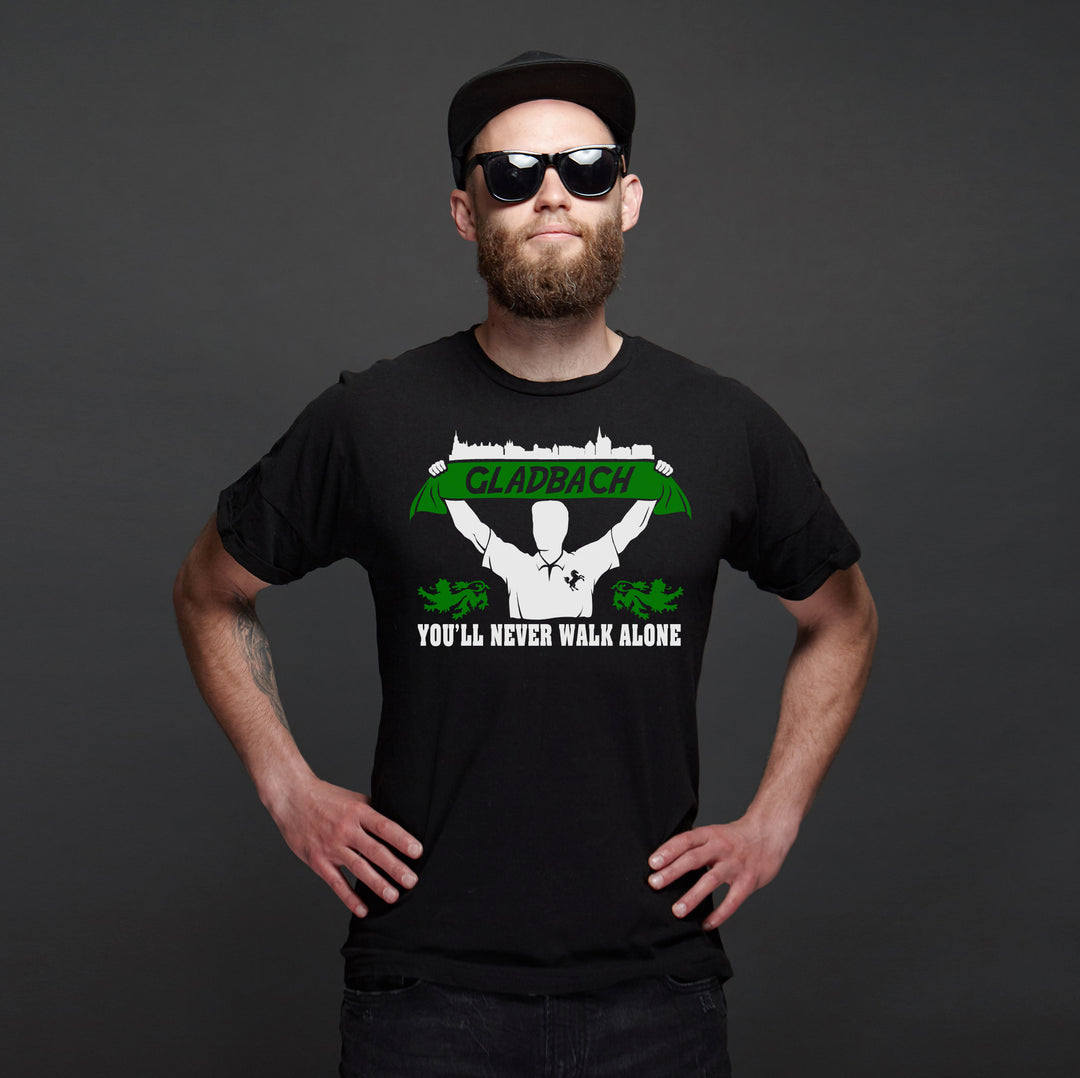 Gladbach Support T-Shirt | Skyline Fussball City Fanartikel