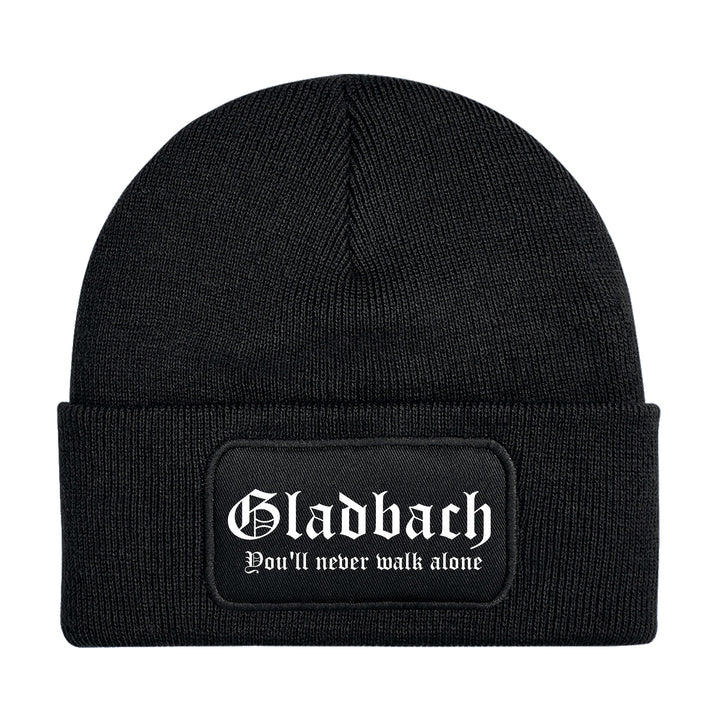Gladbach Never Walk Alone Mütze | Mönchengladbach NRW Wintermütze | Patch Beanie