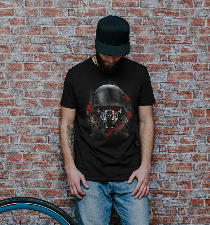 Grenadier Skull T-Shirt | Totenkopf Soldaten Panzer