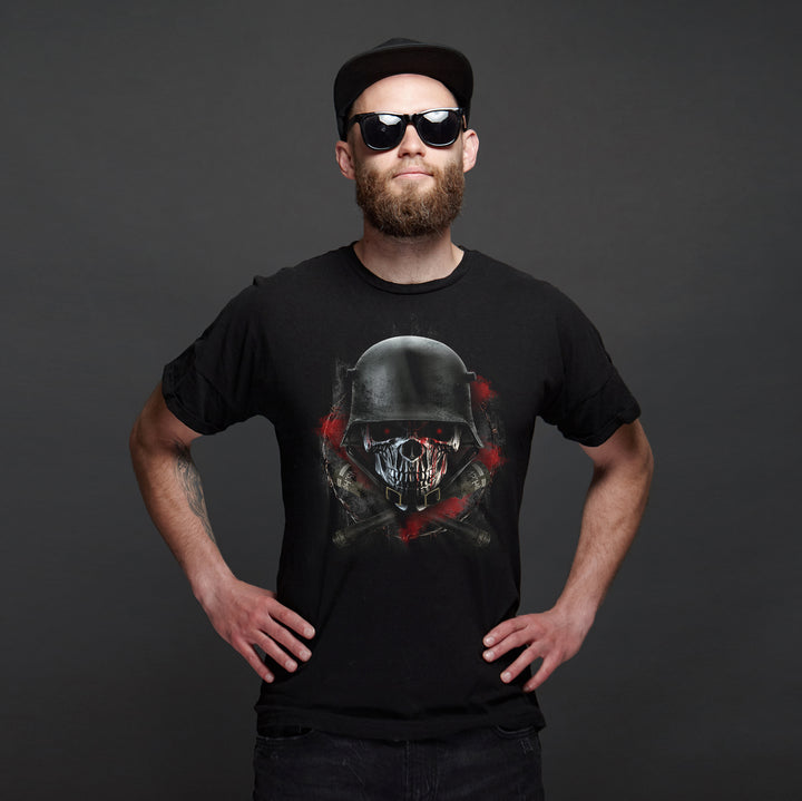 Grenadier Skull T-Shirt | Totenkopf Soldaten Panzer