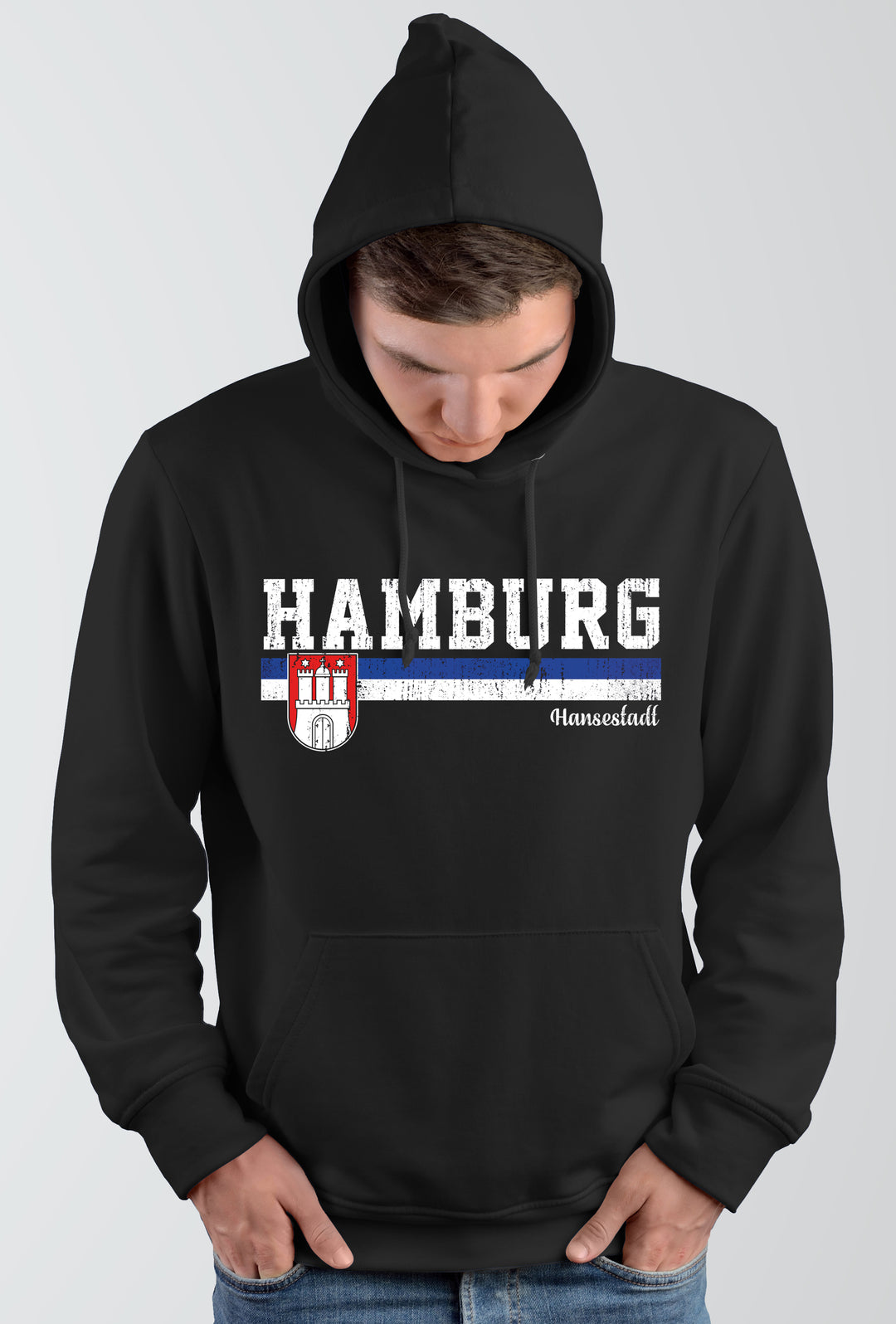 Hamburg Heimat Kapuzenpullover | Hansestadt Fanartikel | M1-M2