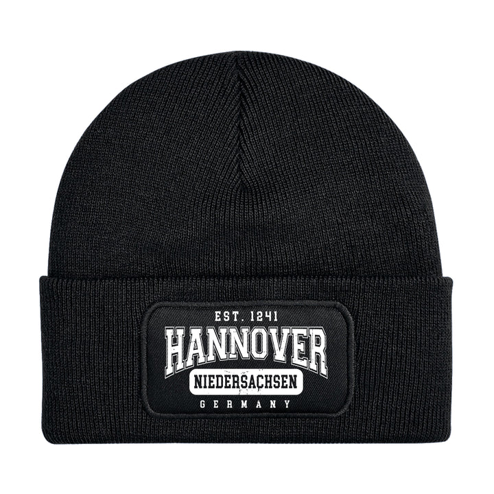 College City Hannover Mütze | Niedersachsen Wintermütze | Patch Beanie