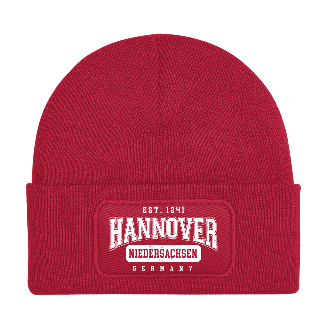 College City Hannover Mütze | Niedersachsen Wintermütze | Patch Beanie
