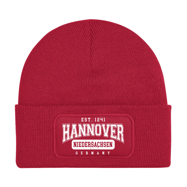College City Hannover Mütze | Niedersachsen Wintermütze | Patch Beanie