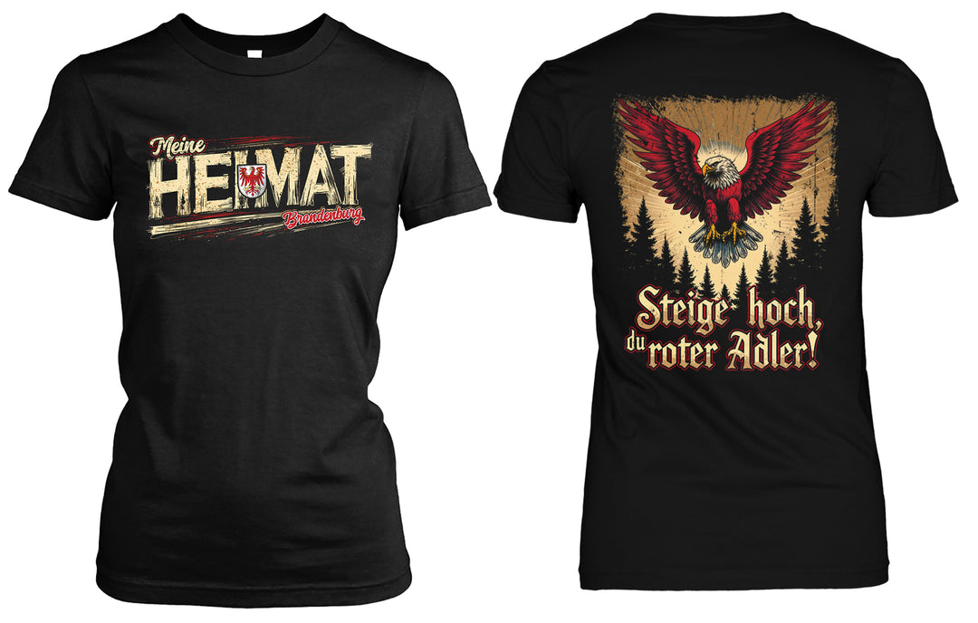 Heimat Brandenburg Damen T-Shirt | Lausitz Potsdam Cottbus | FB