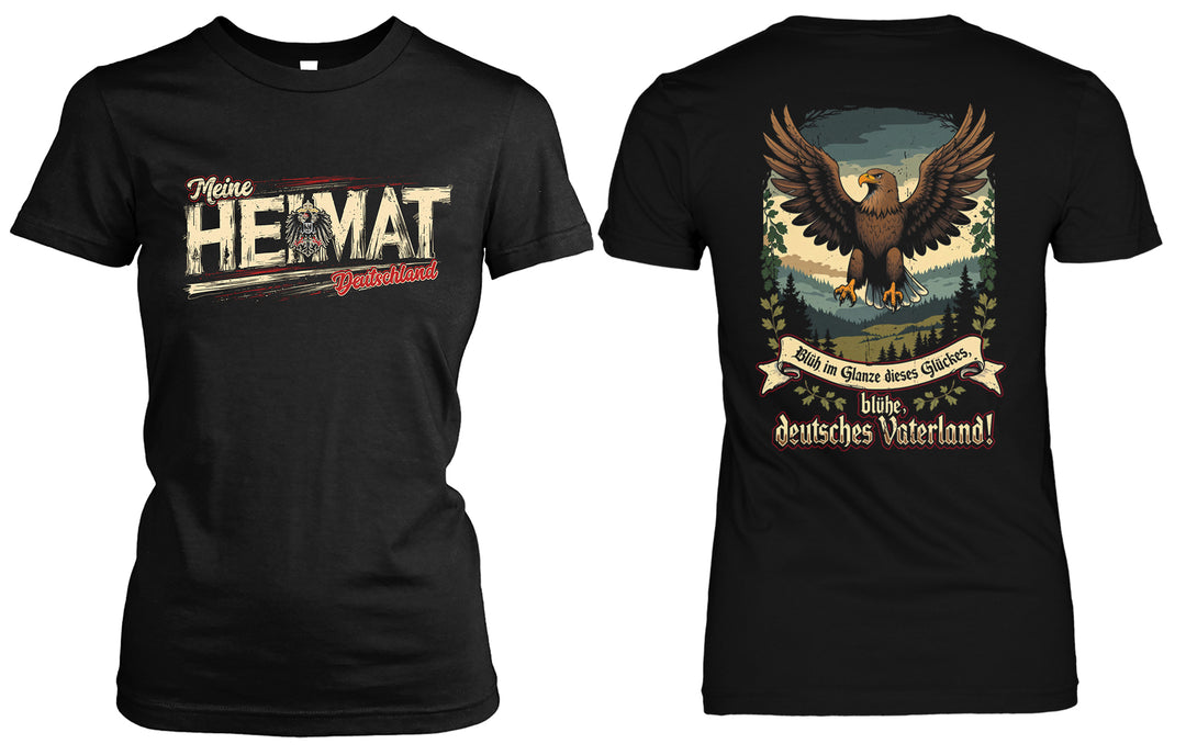 Heimat Deutschland Damen T-Shirt | Germany Tradition Patrioten | FB