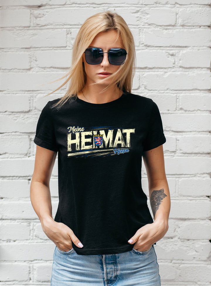 Heimat Hessen Damen T-Shirt | Frankfurt Wiesbaden | FB