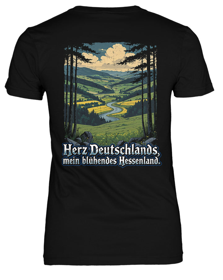 Heimat Hessen Damen T-Shirt | Frankfurt Wiesbaden | FB