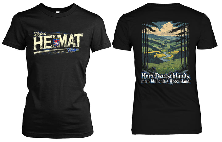Heimat Hessen Damen T-Shirt | Frankfurt Wiesbaden | FB