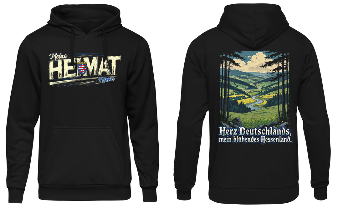 Heimat Hessen Kapuzenpullover | Frankfurt Wiesbaden | FB