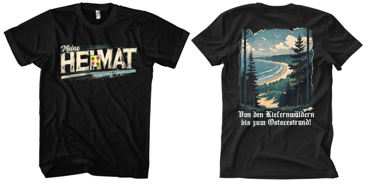 Heimat Mecklenburg-Vorpommern T-Shirt | Rostock Schwerin Ostsee | FB