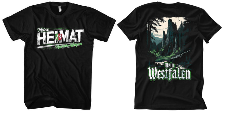 Heimat Nordrhein-Westfalen T-Shirt |  NRW Ruhrgebiet Ostwestfalen | FB