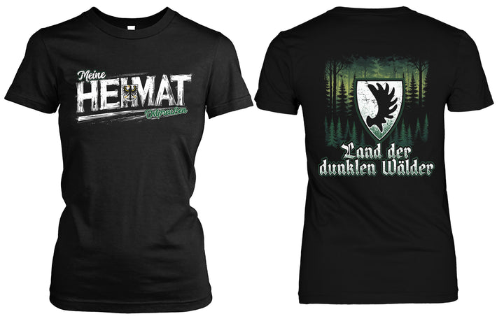 Heimat Ostpreußen Damen T-Shirt | Deutschland Preußen Tradition | FB