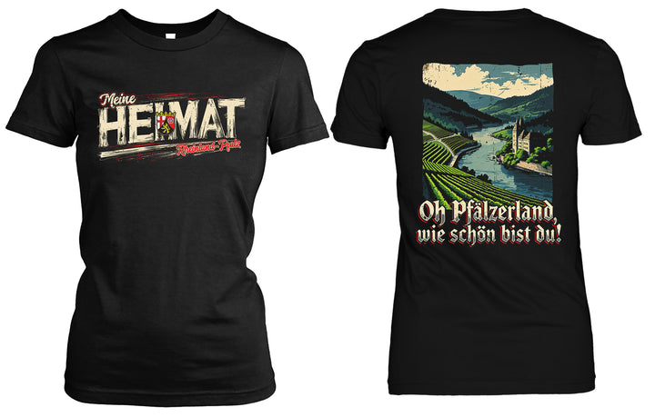 Heimat Rheinland-Pfalz Damen T-Shirt | Mainz Kaiserslautern Trier | FB