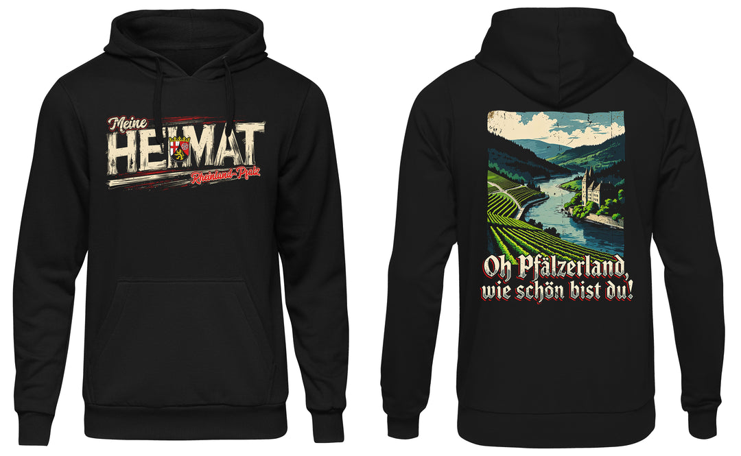 Heimat Rheinland-Pfalz Kapuzenpullover | Mainz Kaiserslautern Trier | FB