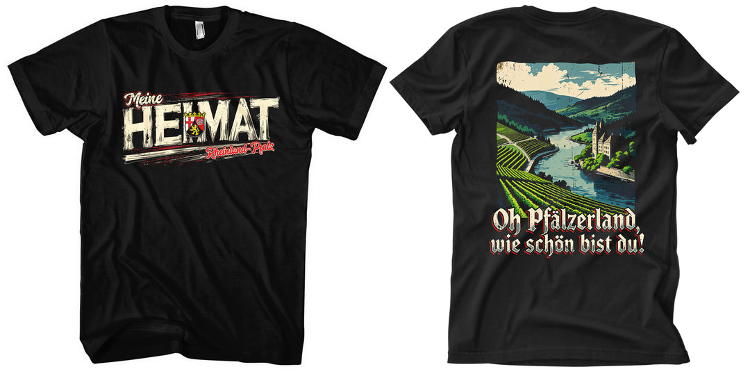 Heimat Rheinland-Pfalz T-Shirt | Mainz Kaiserslautern Trier | FB