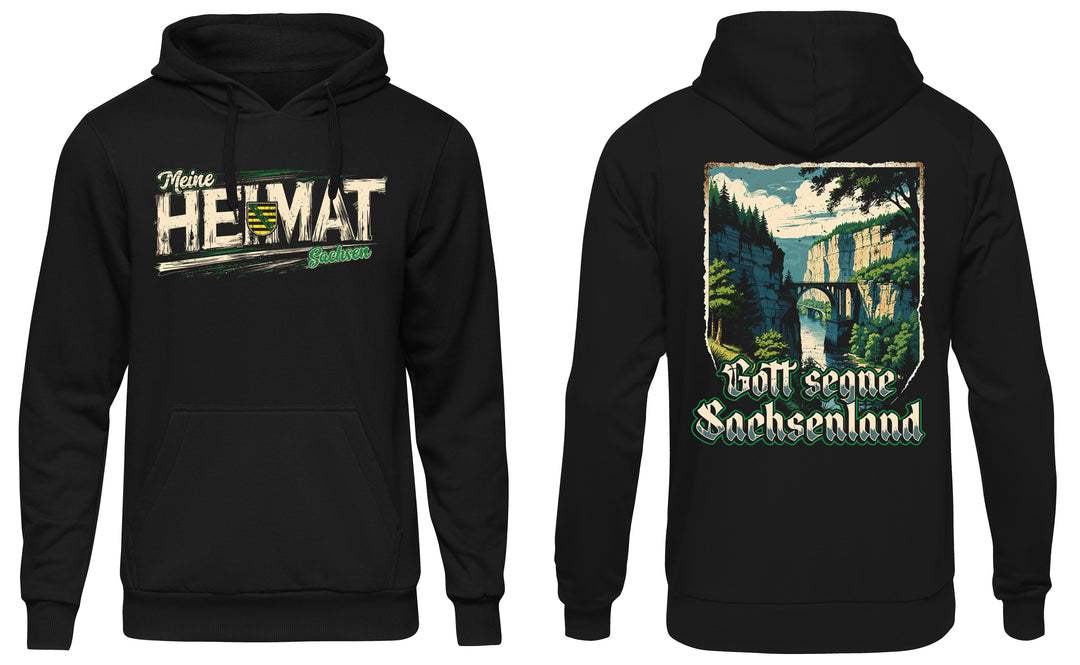Heimat Sachsen Kapuzenpullover | Dresden Chemnitz Ostdeutschland | FB