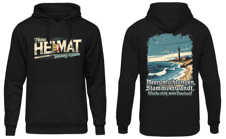Heimat Schleswig-Holstein Kapuzenpullover | Nordsee Ostsee Kiel Sylt | FB