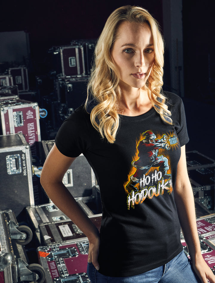 Ho Ho Hodouken Damen T-Shirt | Weihnachten Xmas Street Fighter
