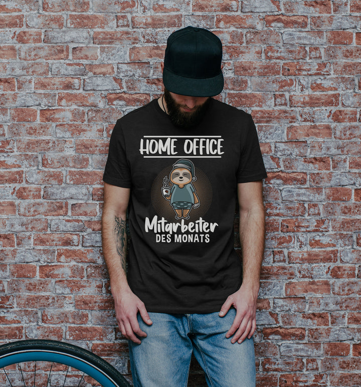 Home Office T-Shirt | Chillen Kaffee Homeoffice Büro | M1