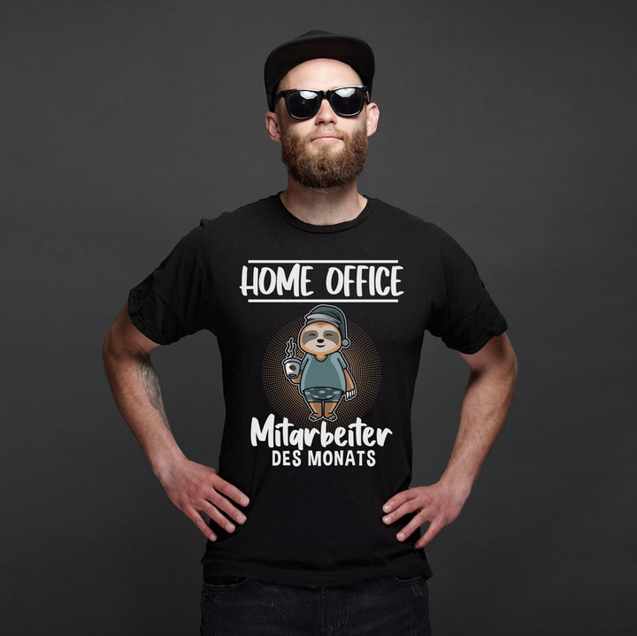 Home Office T-Shirt | Chillen Kaffee Homeoffice Büro | M1