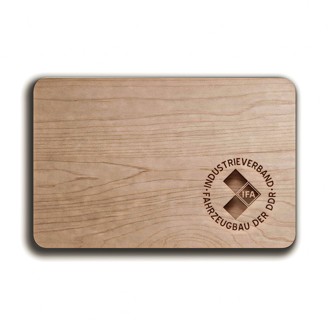 IFA Schneidebrett | Frühstücksbrettchen mit Gravur DDR Küchenbrett Holzbrett Ostalgie | M1