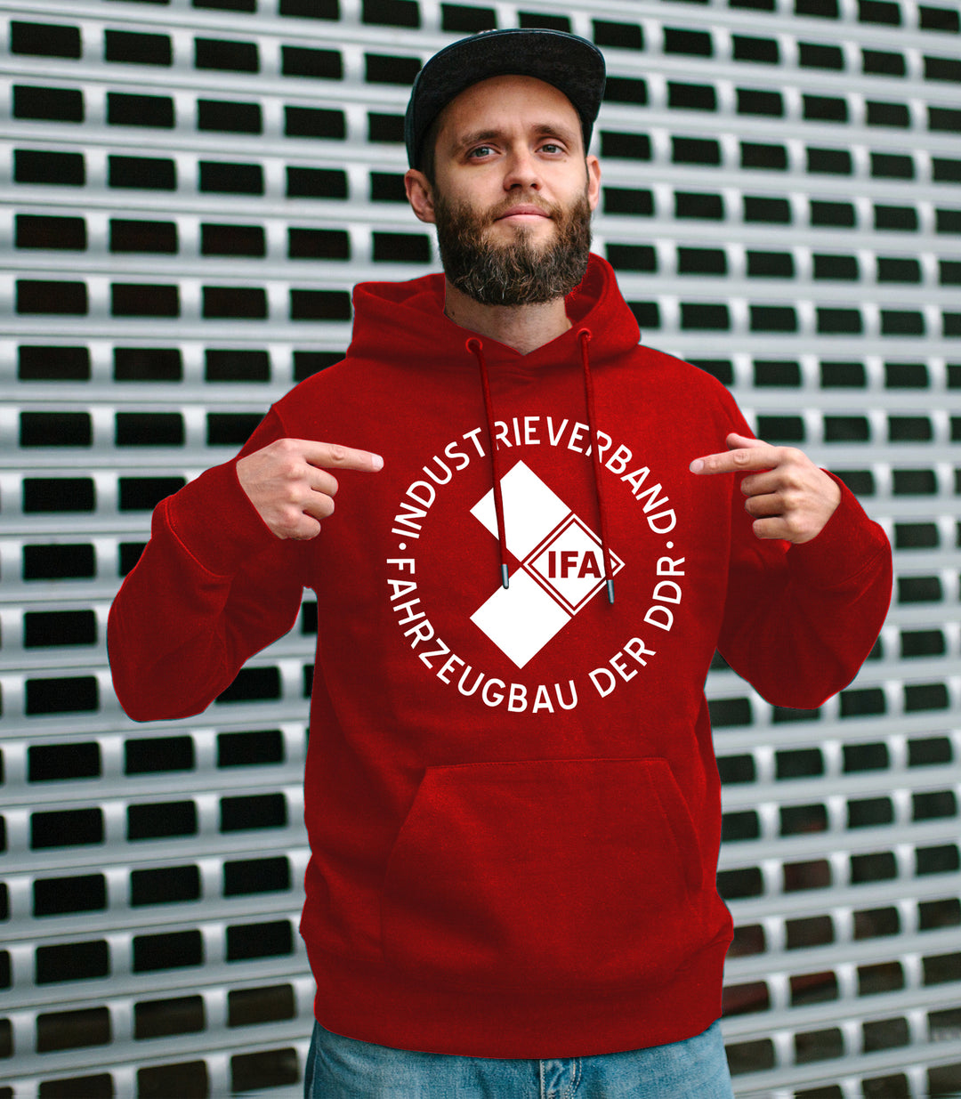 IFA Kapuzenpullover | DDR Hoodie für Simson, Trabant & Ostalgie-Fans | M1