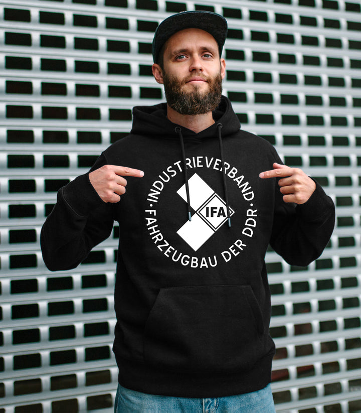 IFA Kapuzenpullover | DDR Hoodie für Simson, Trabant & Ostalgie-Fans | M1