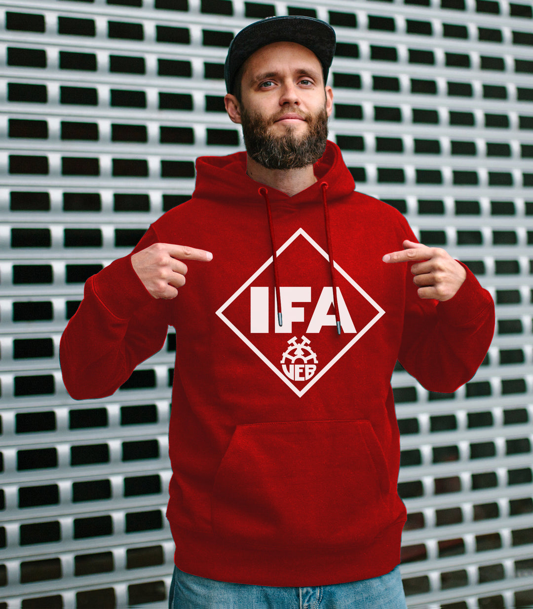 IFA Kapuzenpullover | DDR Hoodie für Simson, Trabant & Ostalgie-Fans | M2