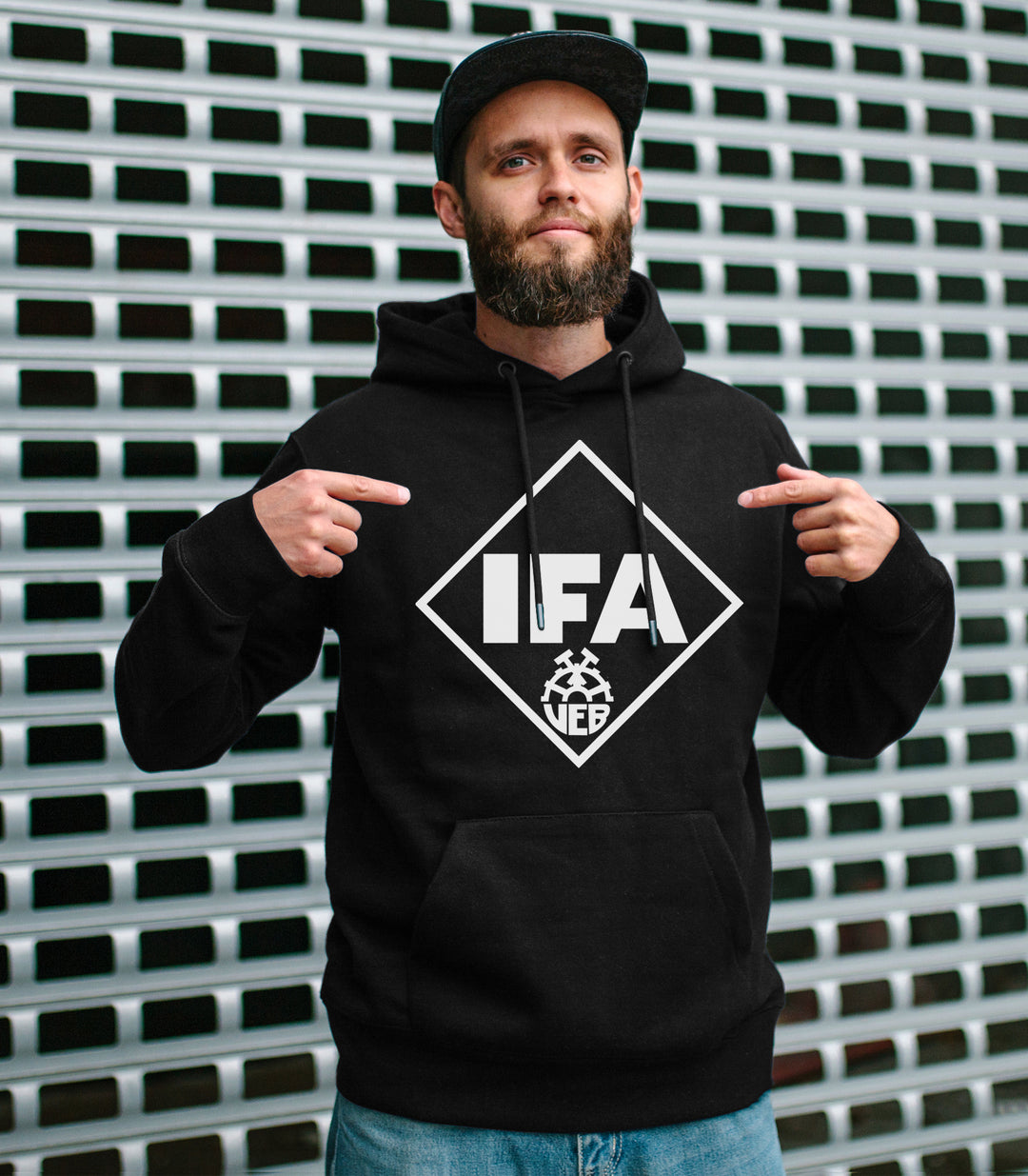 IFA Kapuzenpullover | DDR Hoodie für Simson, Trabant & Ostalgie-Fans | M2