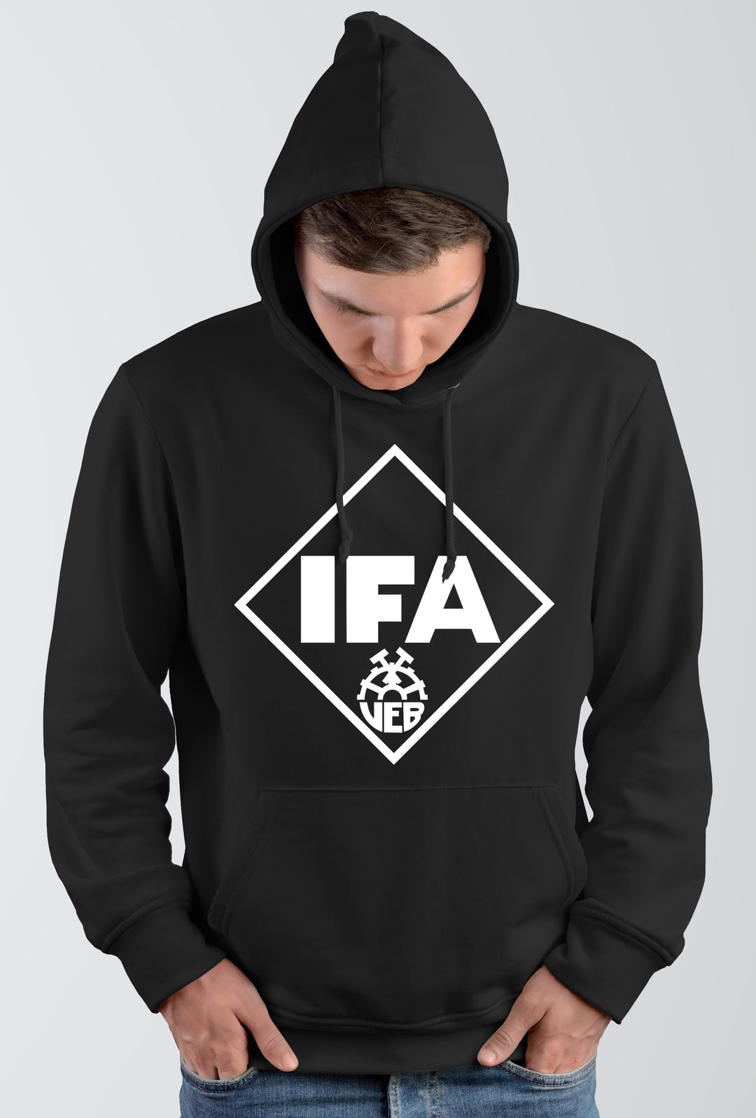 IFA Kapuzenpullover | DDR Hoodie für Simson, Trabant & Ostalgie-Fans | M2