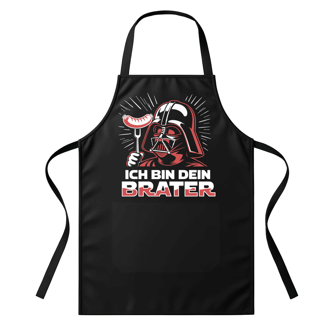 Grillschürze – „Ich bin der Brater“ – BBQ Schürze mit Spruch für Männer