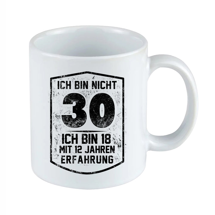 Ich bin nicht Geburtstags Tasse | Lustige Kaffeetasse Geburtstag Kaffeebecher mit Spruch