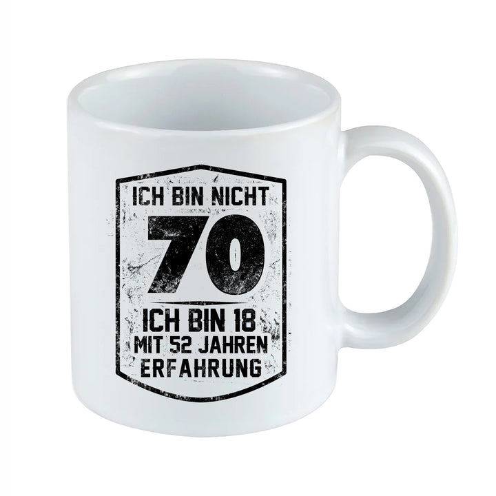 Ich bin nicht Geburtstags Tasse | Lustige Kaffeetasse Geburtstag Kaffeebecher mit Spruch