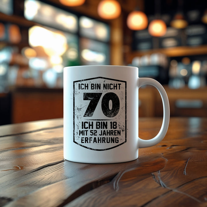 Ich bin nicht Geburtstags Tasse | Lustige Kaffeetasse Geburtstag Kaffeebecher mit Spruch