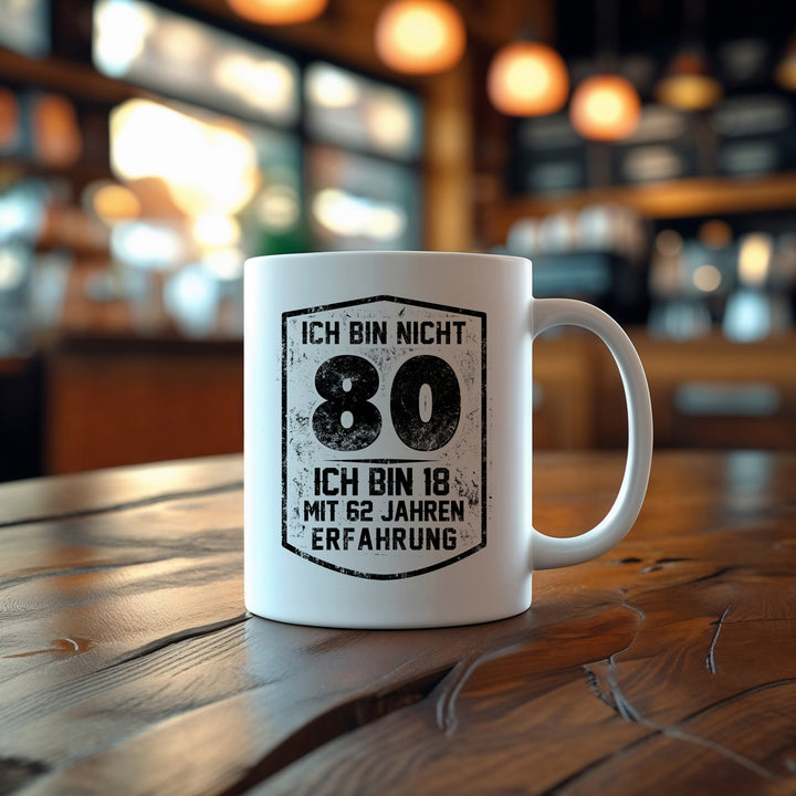 Ich bin nicht Geburtstags Tasse | Lustige Kaffeetasse Geburtstag Kaffeebecher mit Spruch