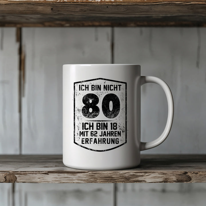 Ich bin nicht Geburtstags Tasse | Lustige Kaffeetasse Geburtstag Kaffeebecher mit Spruch
