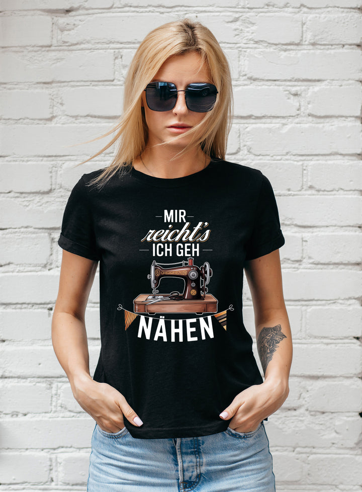 Ich geh Nähen Damen T-Shirt | Spruch Nähen Hobby Schneiderin