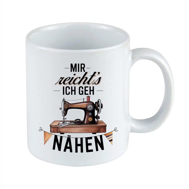 Ich geh Nähen Tasse | Kaffeebecher Nähmaschine Kaffeetasse Geschenk