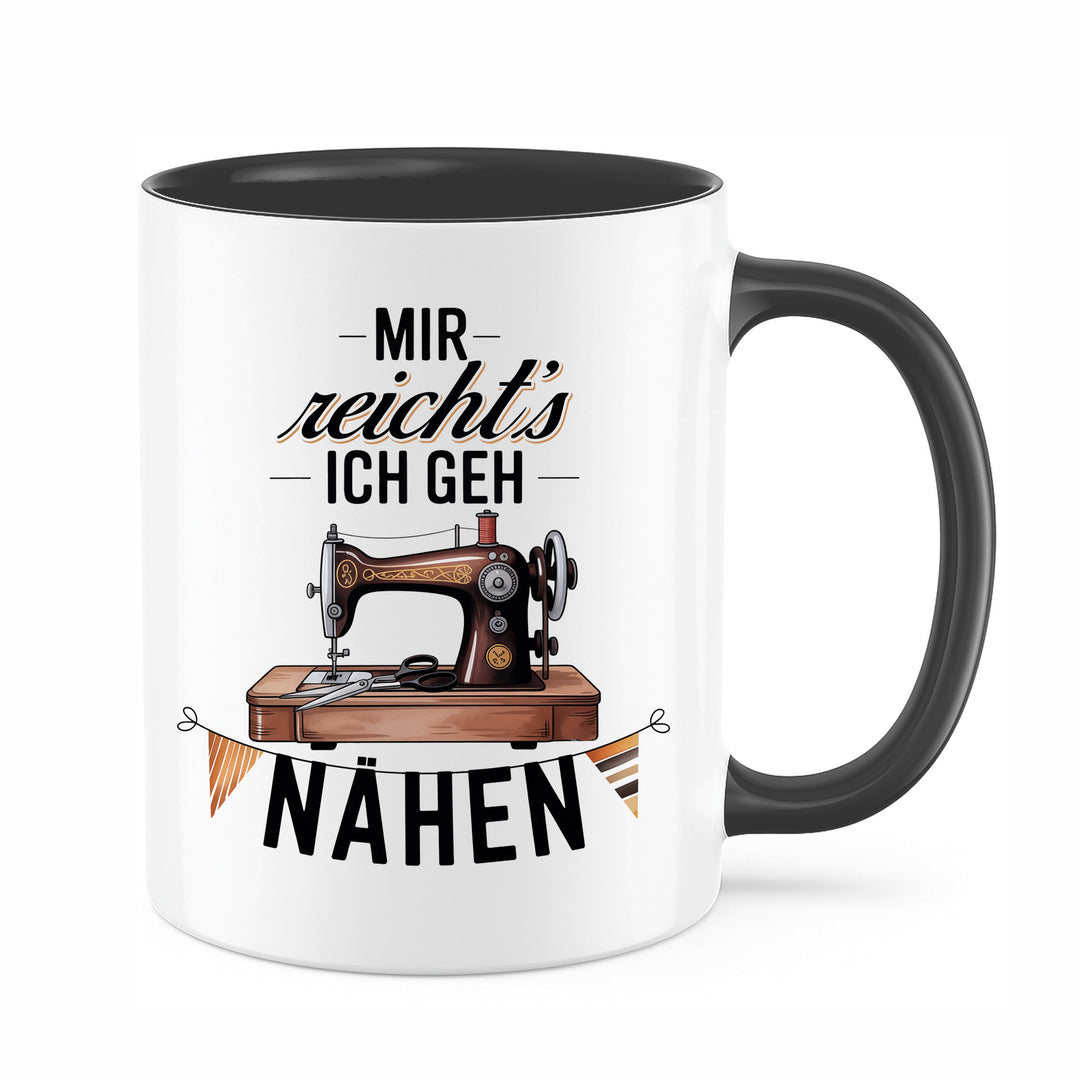 Ich geh Nähen Tasse | Kaffeebecher Nähmaschine Kaffeetasse Geschenk